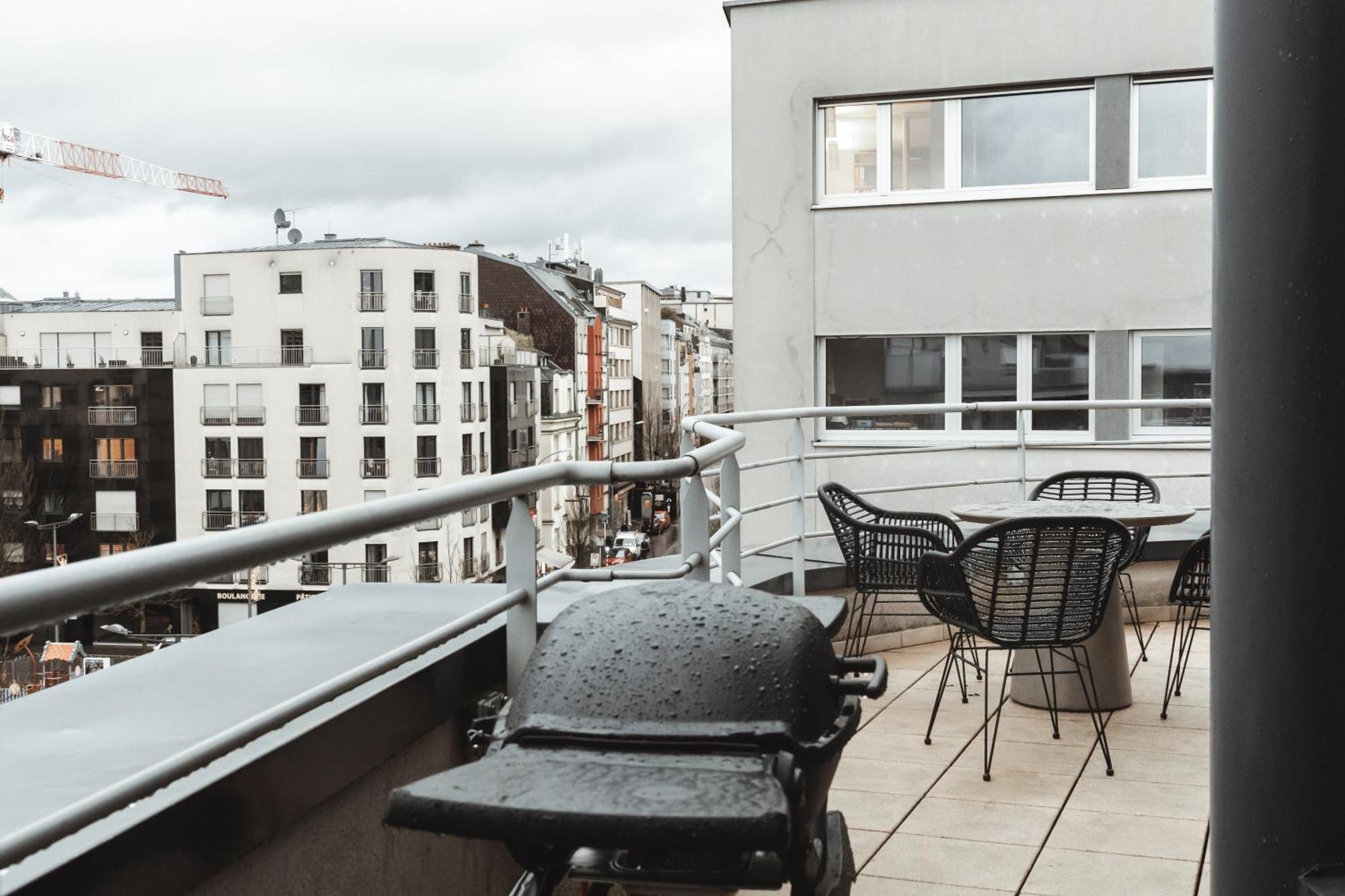 Lux Penthouse - Office, Terrace, Gym & Parking Apartment Luxembourg Exterior photo