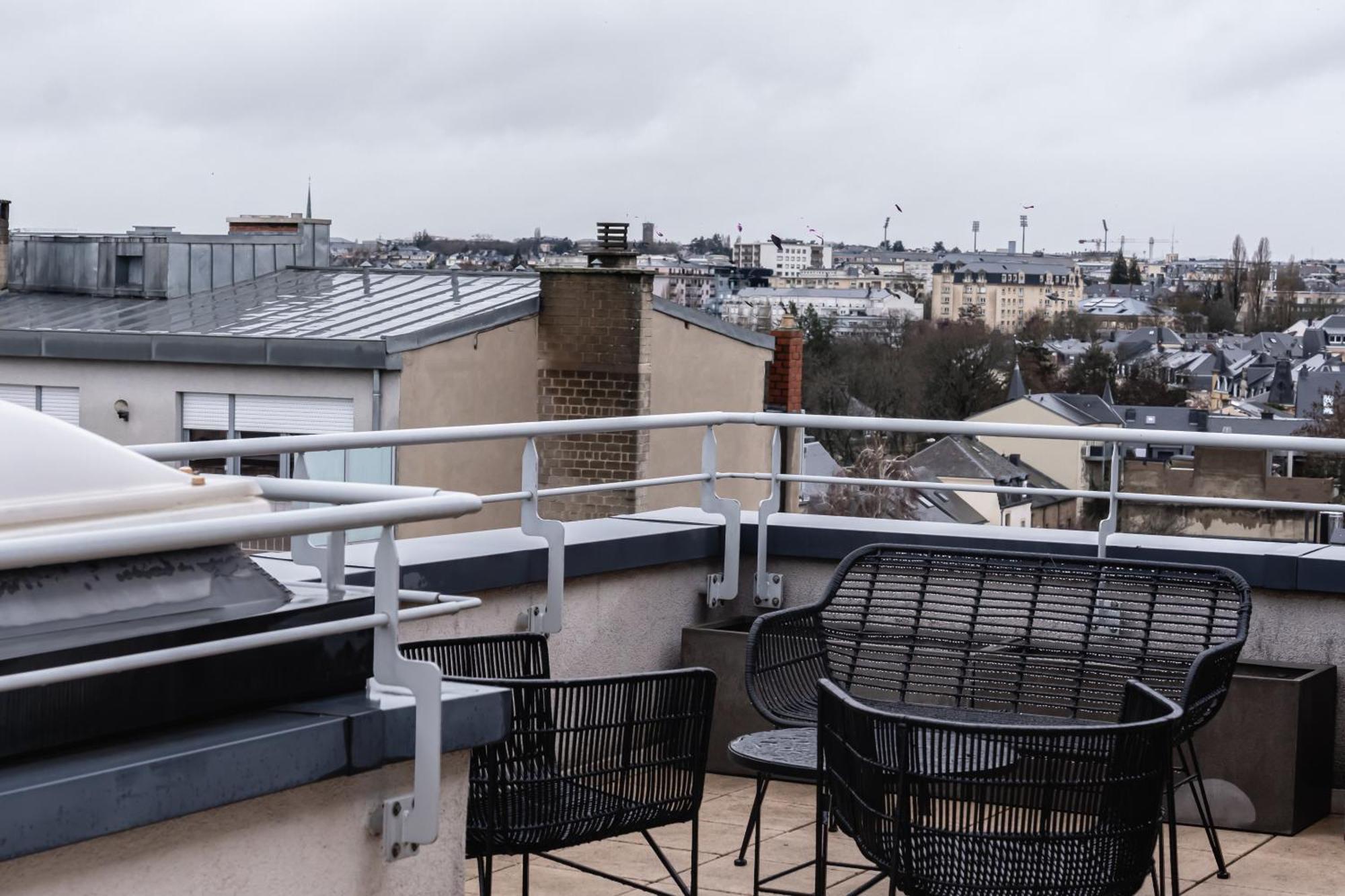Lux Penthouse - Office, Terrace, Gym & Parking Apartment Luxembourg Exterior photo